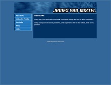 Tablet Screenshot of jamesvanboxtel.com